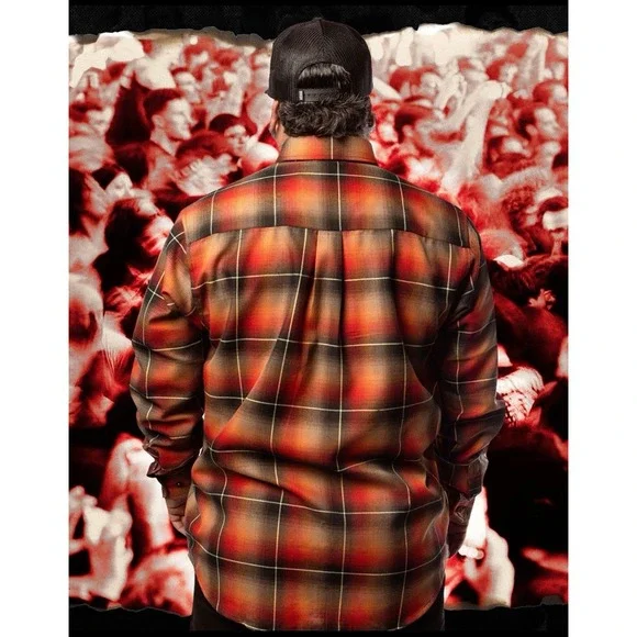 Dixxon Flannel MEGADETH FLANNEL.  Men's Large  - New In Bag With Tags - Picture 6 of 6